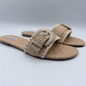Steve Madden “Merla” natural raffia